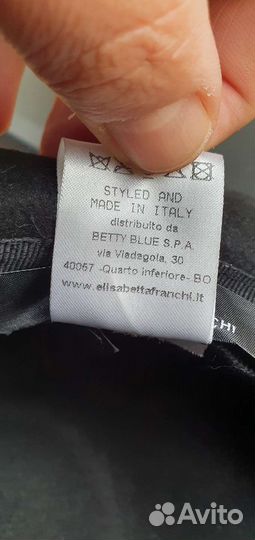 Шляпа фетровая женская Италия 100 Лана