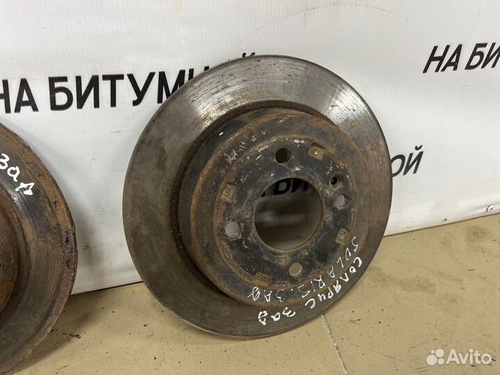 Тормозные диски заднее Hyundai Solaris 1