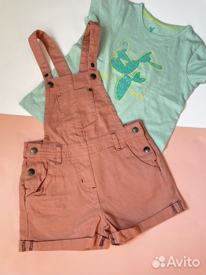 Комбинезон джинсовый для девочки