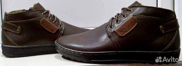 Ботинки кожа\мех муж.