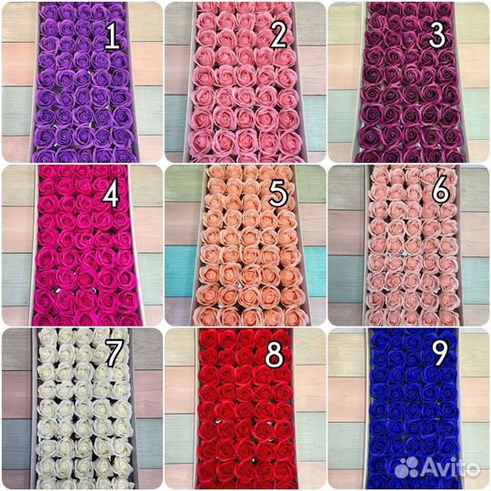 Мыльные розы оптом