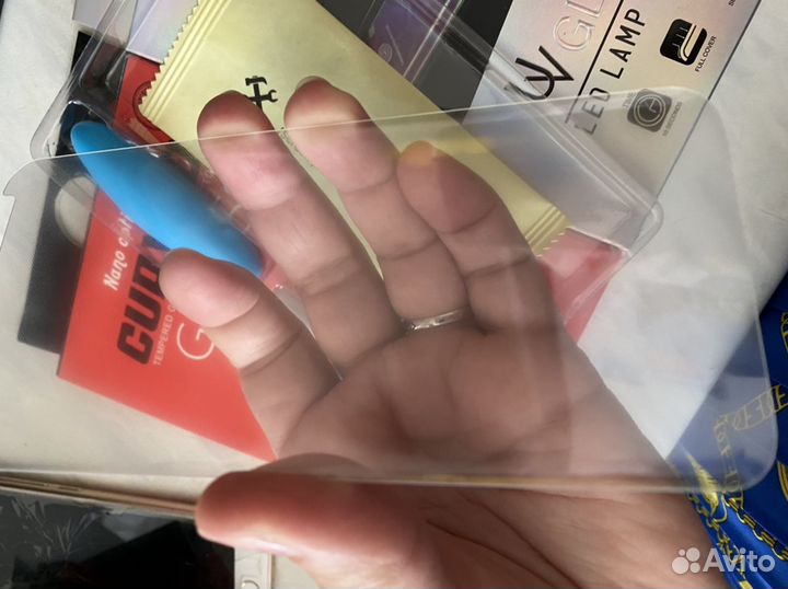 Защитное стекло с уф лампой на Samsung Galaxy S9 p