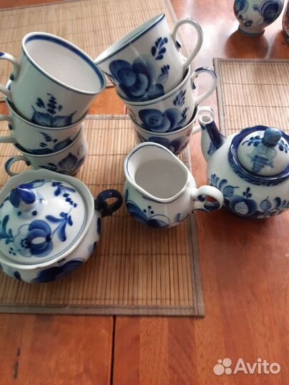 Чайный сервиз гжель