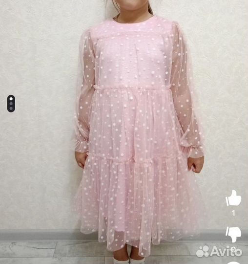 Платье для девочки пышное 134 140