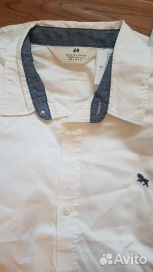 Рубашка для школы H&M, мальчикам, р.152