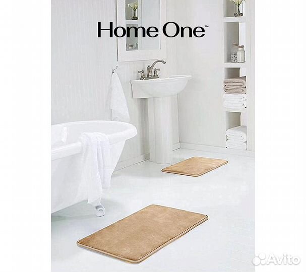 Набор ковриков для ванной и туалета с эффектом пам