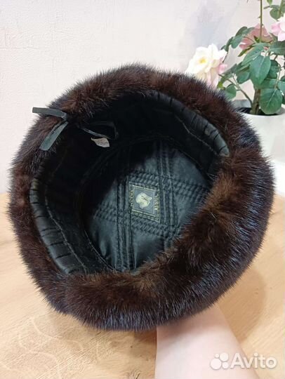 Норковая шапка мужская