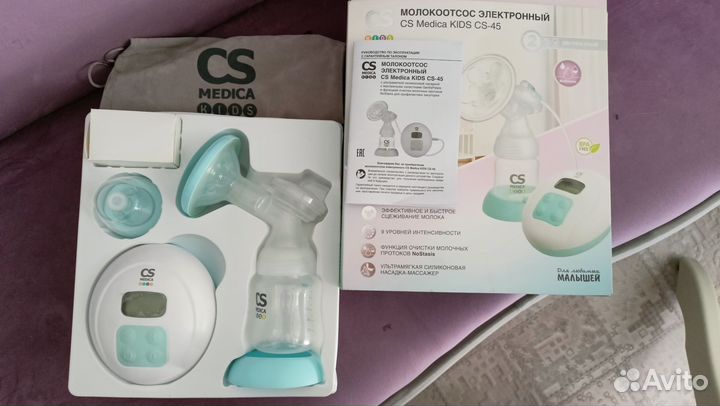 Молокоотсос электрический cs medica kids cs-45