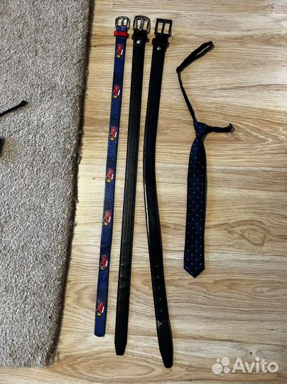 Ремень для школы и галстук