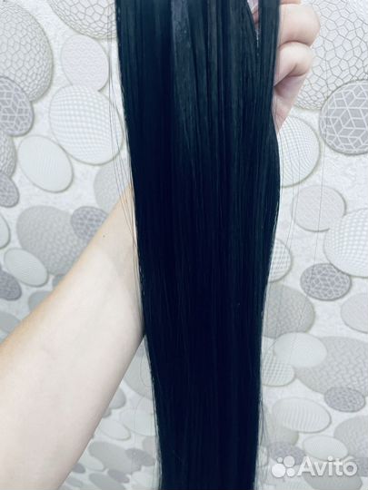 Накладной хвост на крабе шиньон новый