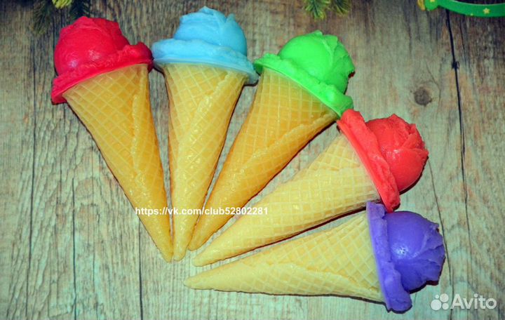 Мыло ручной работы мороженое