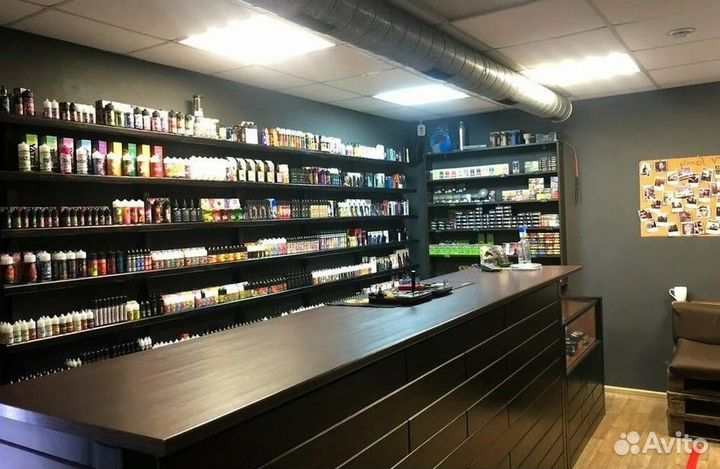Вейп-шоп в оживленном районе, стабильный доход