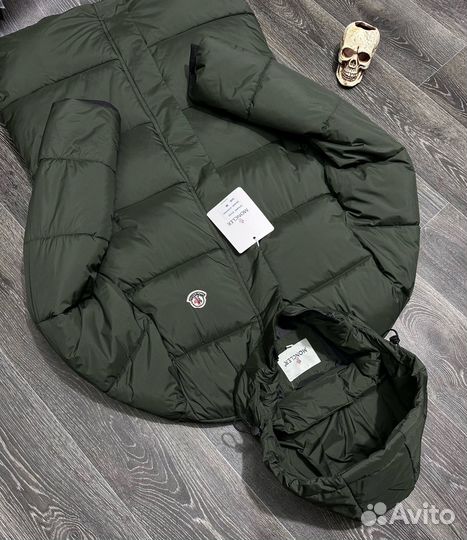 Длинная куртка Moncler зима 3 цвета, 44-56