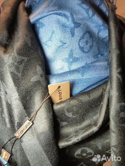 Louis Vuitton Палантин 65%кашемир, 35% шёлк