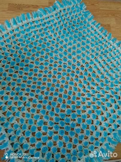 Плед детский вязаный ручная работа