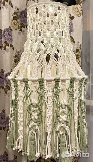 Абажур макраме