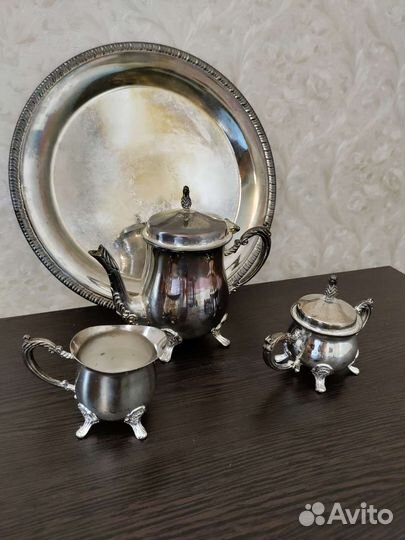 Кофейный набор из мельхиора