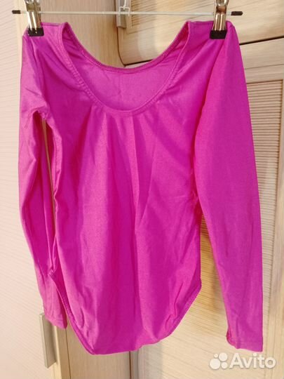 Гимнастический купальник розовый