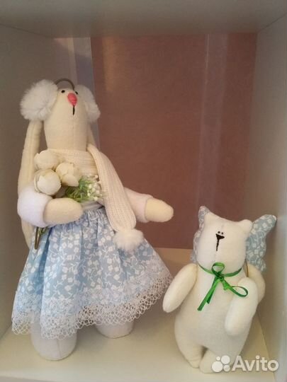 Мягкие игрушки ручной работы в стиле Тильда