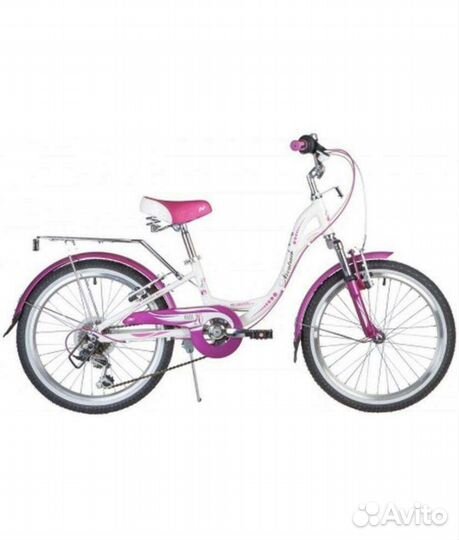 Велосипед Novatrack Angel 20 белый новый