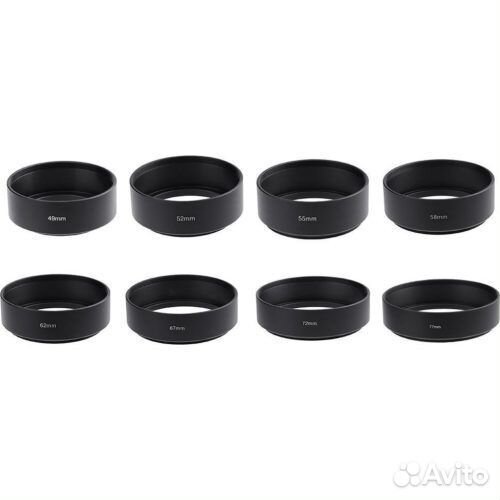 Бленды для объективов резьбовые,большой выбор