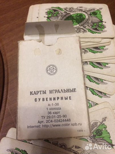 Игральные карты сувенирные
