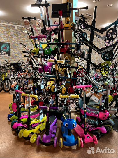 Самокат городской взрослый и детский