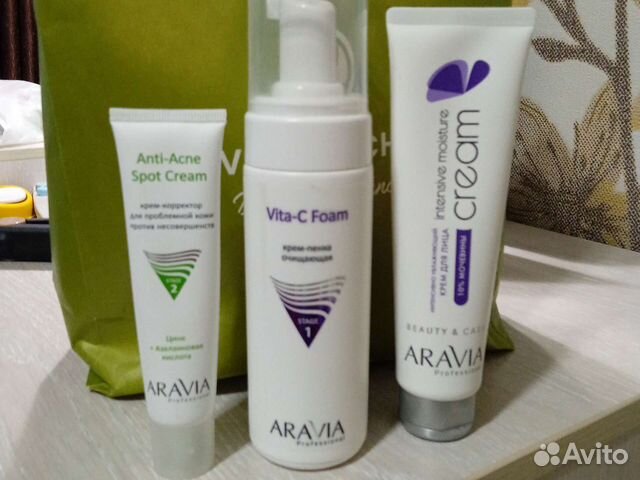 Крем, крем-пенка, крем-корректор aravia