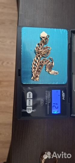 Мужской золотой браслет бу