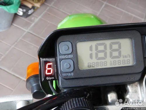 Индикатор включенной передачи для мотоцикла