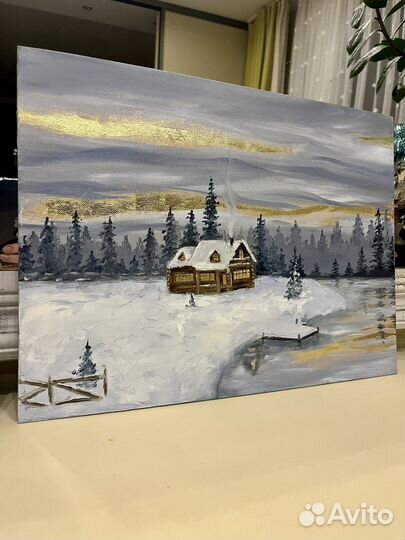 Интерьер дома, детской - картина маслом Ангел