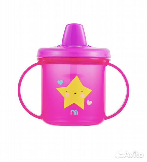 Поильник с носиком и ручками 