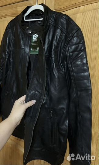 Куртка мужская натуральная кожа 54 размер