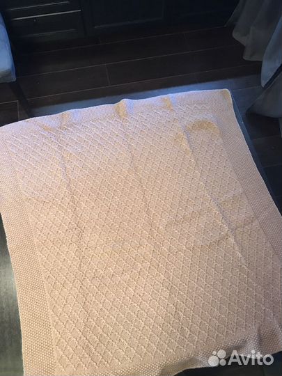 Плед детский вязаный