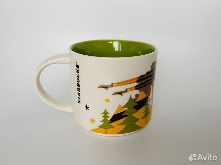 Кружка starbucks керамическая коллекционная 414 мл