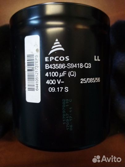 Конденсаторы электролитические epcos 4100mF