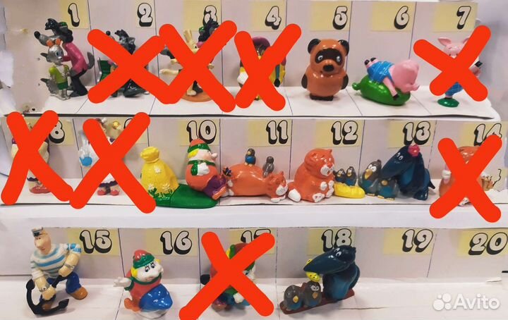 Ландрин.Петрушка.Чебурашка.Единички из старых