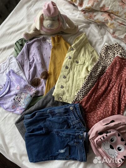 Детские вещи пакетом, 104-110 hm