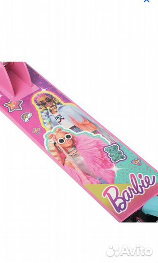 Самокат детский двухколесный barbie