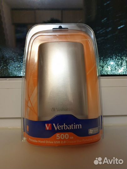 Внешний жесткий диск Verbatim 500 GB (новый)