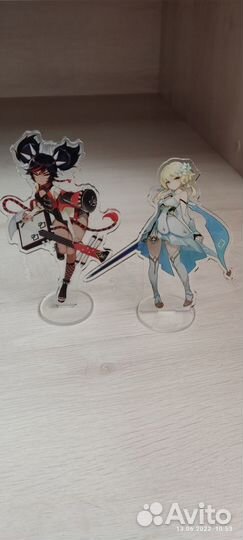 Аниме фигурки Genshin impact акриловые