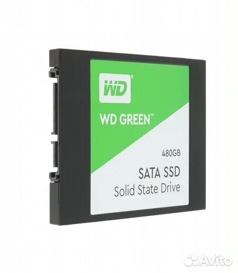 480 гб SSD накопитель WD Green (WDS480G3G0A)