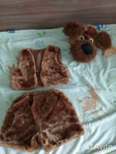 Карнавальный костюм Батик Собака Филя, цвет: корич