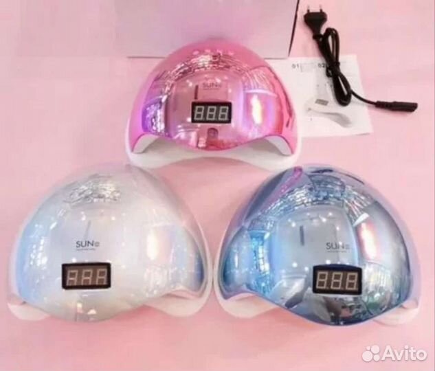 Блестящая лампа для сушки ногтей sun год гарантия