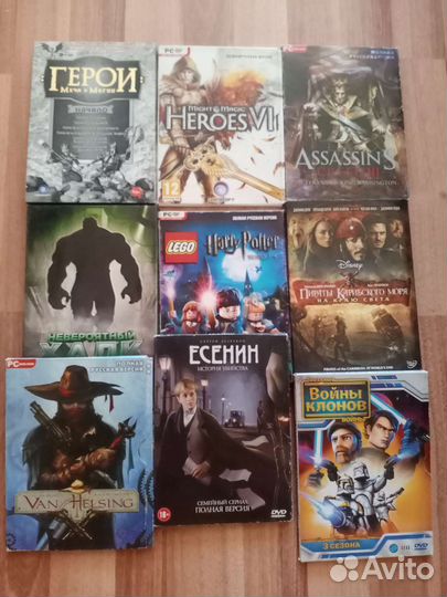 Dvd диски и игры Пираты Карибского моря, аватар