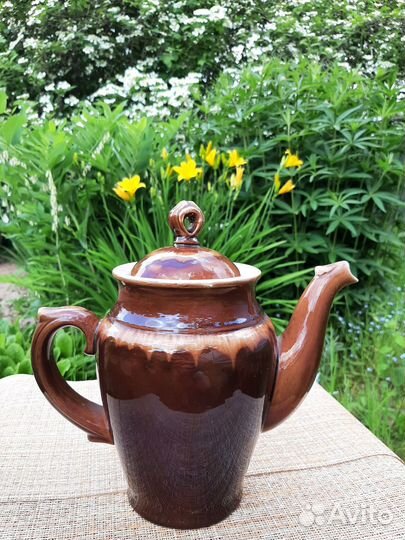 Винтажный заварочный чайник СССР керамика
