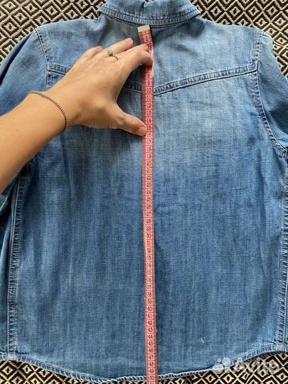 Джинсовая рубашка H&M 122