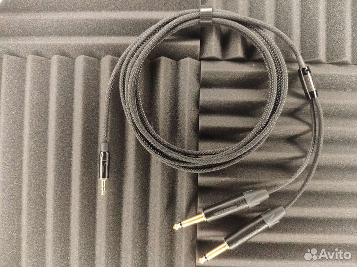 Jack 3,5 st на 2 jack 6,3 Neutrik, L-4E3-1P