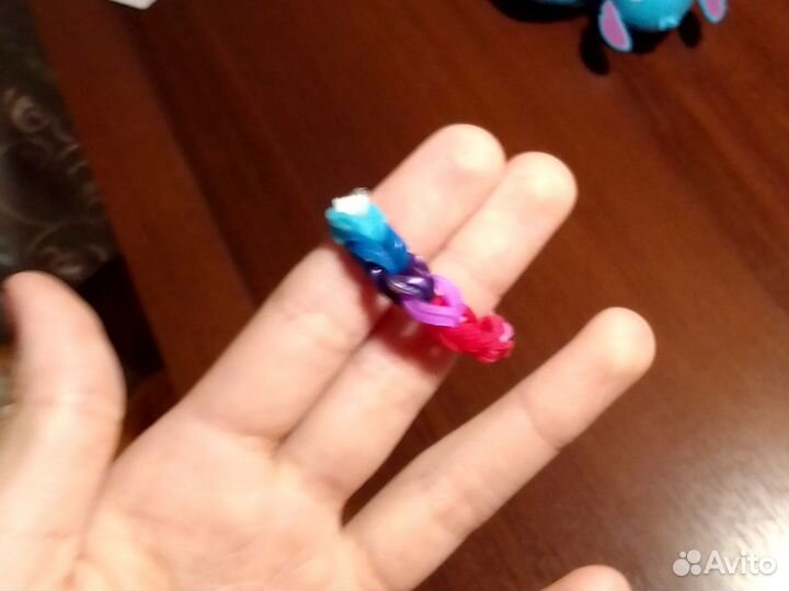 Чокер из резиночек и кольцо