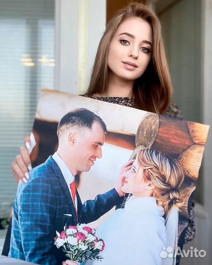 Портрет по фото, картина на холсте